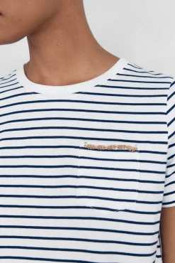 Pedro del Hierro Camiseta bolsillo cadena Azul New