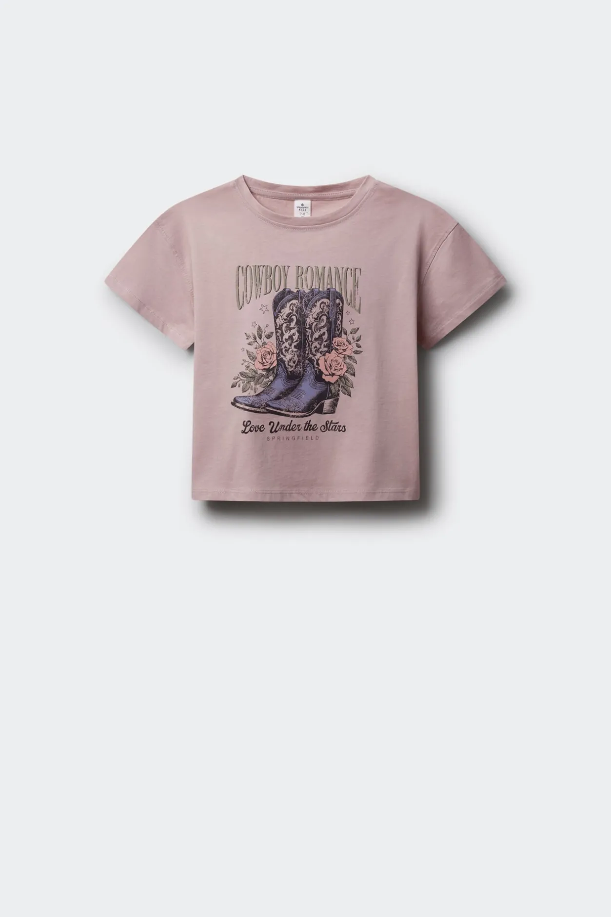 Springfield Kids Camiseta botas cowboy niña rosa Online