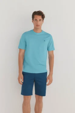 Pedro del Hierro Camiseta básica Turquesa New