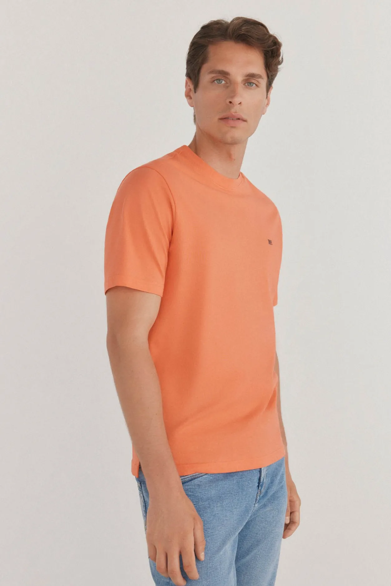 Pedro del Hierro Camiseta básica Naranja Best
