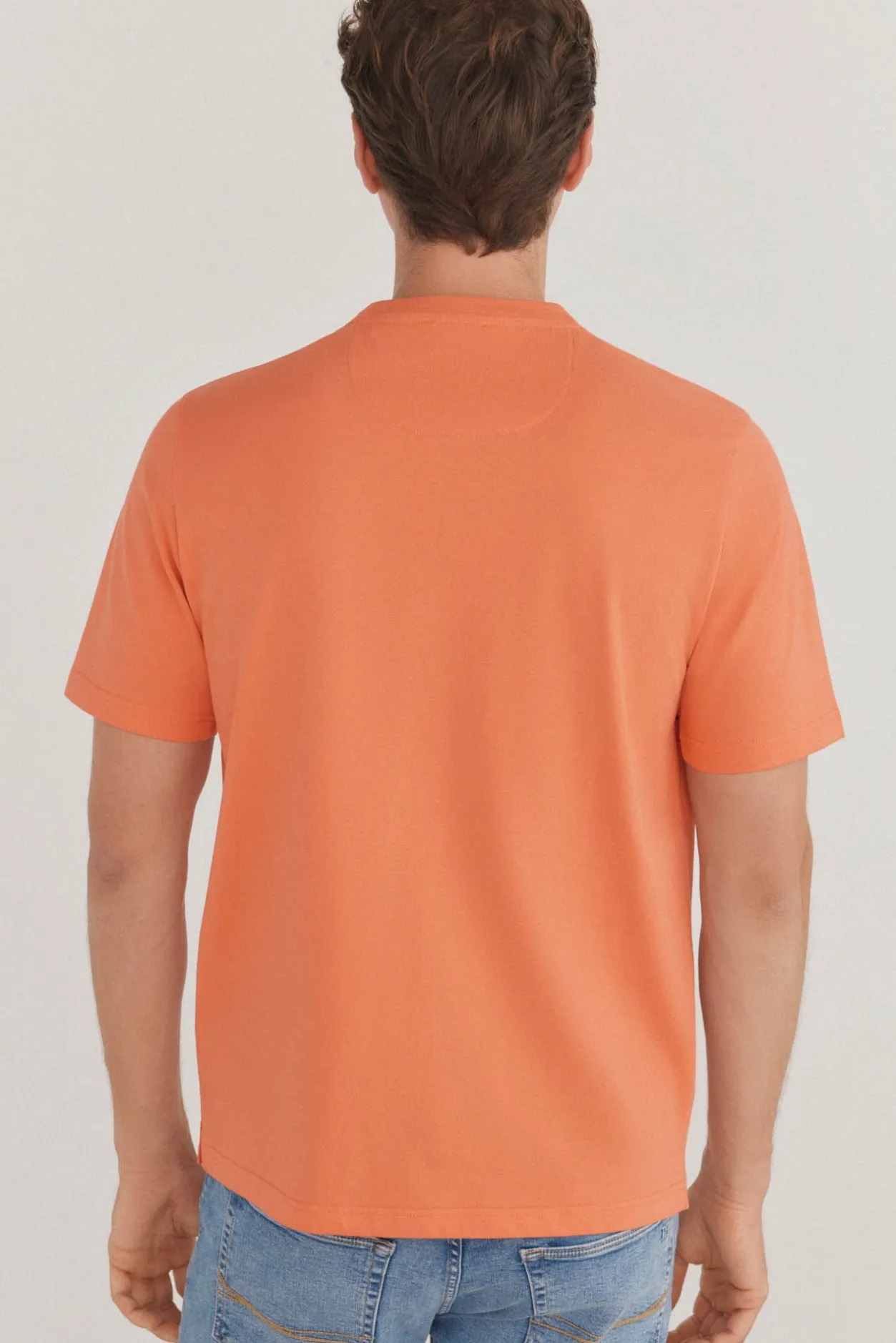 Pedro del Hierro Camiseta básica Naranja Best