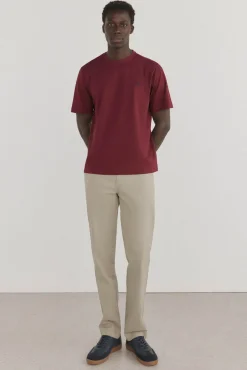 Pedro del Hierro Camiseta básica Burdeos Sale