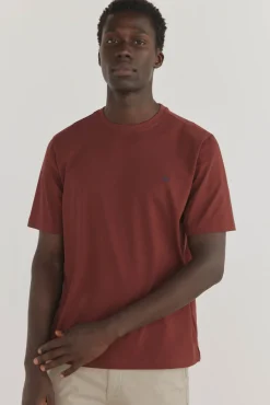 Pedro del Hierro Camiseta básica Burdeos Sale