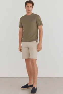 Pedro del Hierro Camiseta básica Verde Discount