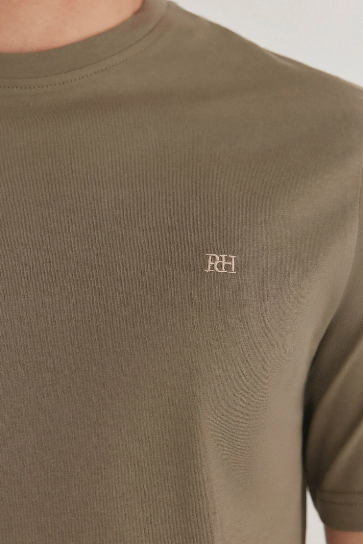 Pedro del Hierro Camiseta básica Verde Discount