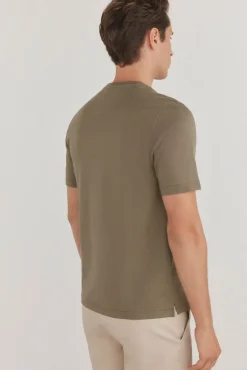 Pedro del Hierro Camiseta básica Verde Discount