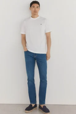 Pedro del Hierro Camiseta básica Blanco Sale