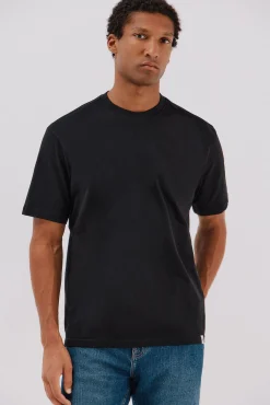 Cortefiel Camiseta básica Negro Sale