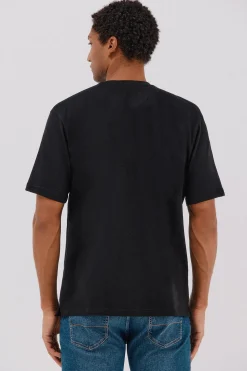Cortefiel Camiseta básica Negro Sale