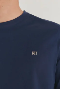 Pedro del Hierro Camiseta básica Azul Outlet
