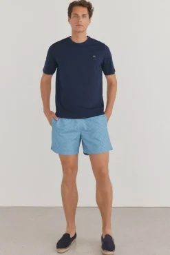 Pedro del Hierro Camiseta básica Azul Outlet