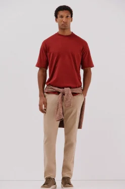 Cortefiel Camiseta básica Coral Discount