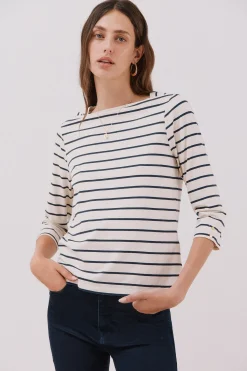 Cortefiel Camiseta básica barco Estampado azul Sale