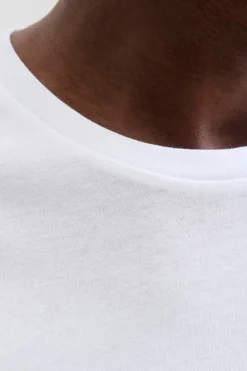 Jack & Jones Camiseta básica con logo Blanco Outlet