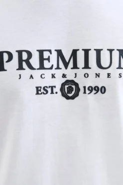 Jack & Jones Camiseta básica con logo Blanco Outlet