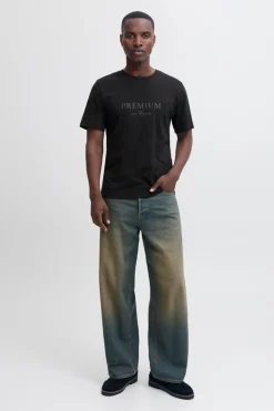 Jack & Jones Camiseta básica con logo Negro Discount