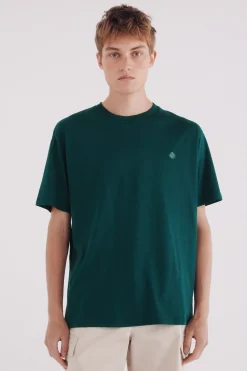 Springfield Camiseta básica cuello redondo verde Best