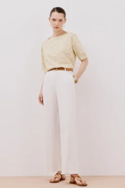 Cortefiel Camiseta básica escote barco Multicolor Best