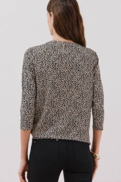 Cortefiel Camiseta básica escote mão Estampado gris Online