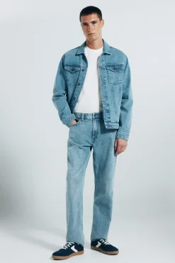 Springfield Camiseta básica manga larga acabado suave marfil Sale