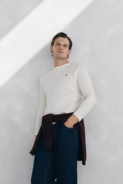 Pedro del Hierro Camiseta básica manga larga Beige Sale