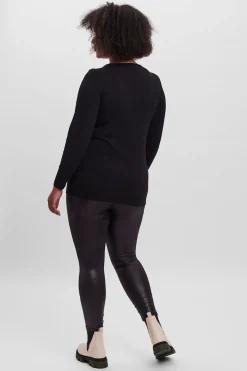 Vero Moda Curve Camiseta básica talla grande Negro Best