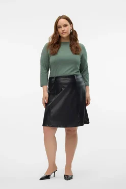 Vero Moda Curve Camiseta básica talla grande Verde Discount
