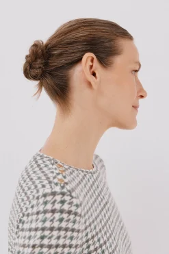 Cortefiel Camiseta caja botones Estampado verde New