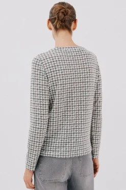 Cortefiel Camiseta caja botones Estampado verde New