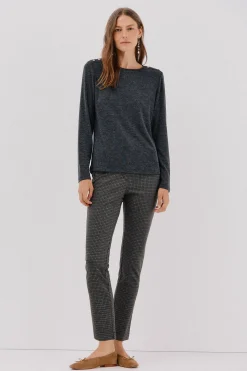 Cortefiel Camiseta caja botones Gris Best