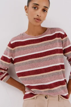 Cortefiel Camiseta chenilla rayas Multicolor Online