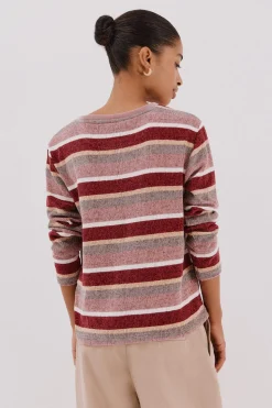 Cortefiel Camiseta chenilla rayas Multicolor Online