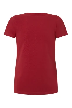 Pepe Jeans Camiseta con cuello redondo rojo New