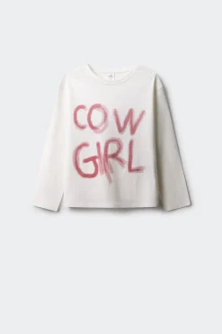 Springfield Kids Camiseta cowgirl niña marfil Sale