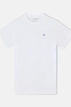 Silbon Camiseta círculo etnico Blanco
