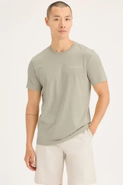 Dockers Camiseta cuello redondo Kaki Best