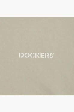 Dockers Camiseta cuello redondo Kaki Best