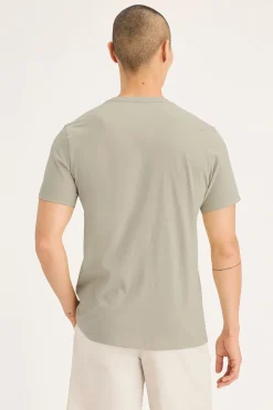 Dockers Camiseta cuello redondo Kaki Best