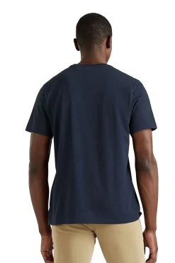 Dockers Camiseta cuello redondo Azul oscuro Discount
