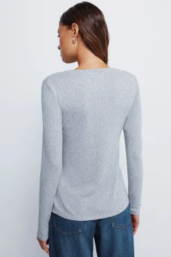 Springfield Camiseta cuello tachas gris Hot