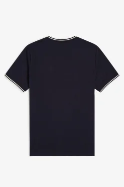 Fred Perry Camiseta de hombre de manga corta Azul oscuro Hot