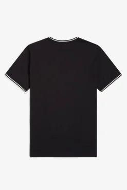 Fred Perry Camiseta de hombre de manga corta Negro Best
