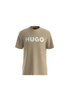 HUGO Camiseta de manga corta Beige Clearance