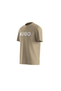 HUGO Camiseta de manga corta Beige Clearance