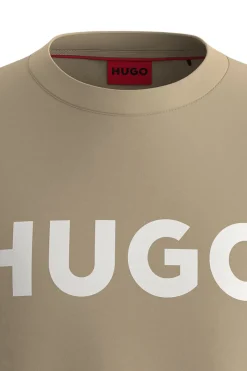 HUGO Camiseta de manga corta Beige Clearance