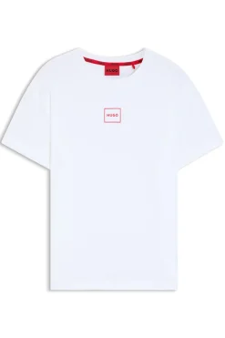 HUGO Camiseta de manga corta Blanco Clearance