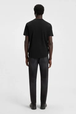 HUGO Camiseta de manga corta Negro