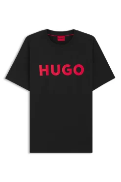 HUGO Camiseta de manga corta Negro