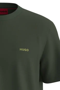 HUGO Camiseta de manga corta Verde Clearance