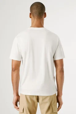 Pepe Jeans Camiseta de manga corta con logo frontal. blanco Best